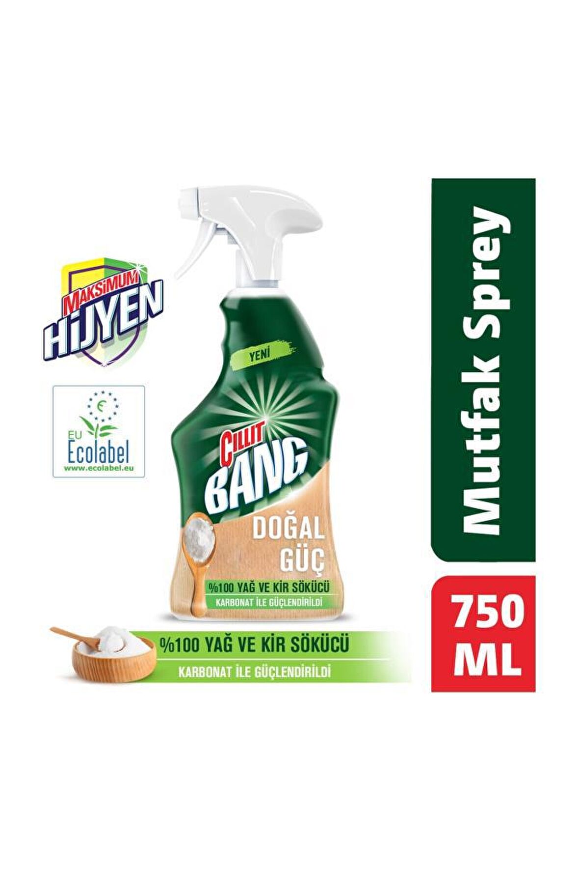 Cillit Bang Doğal Güç Mutfak Temizleyici Sprey 750 ml